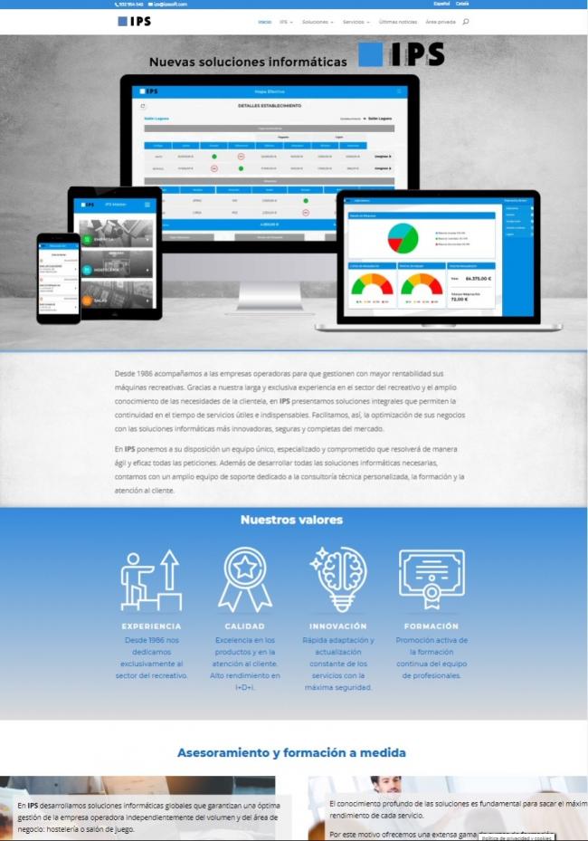 IPS, estrena lo último en diseño web