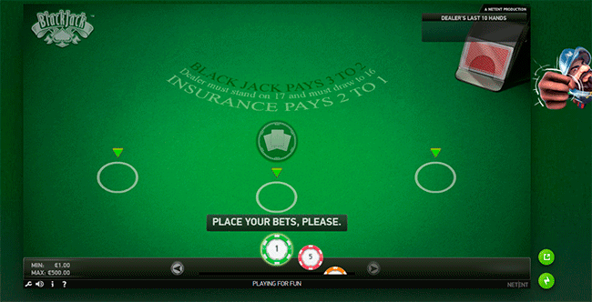 NetEnt lanza la versión mejorada de su Blackjack 
