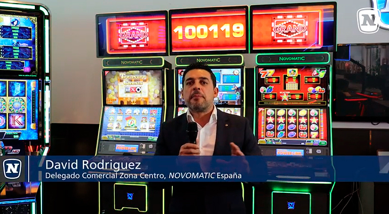 VÍDEO: David Rodríguez nos presenta magistralmente la nueva NOVO LINE Power Link de NOVOMATIC