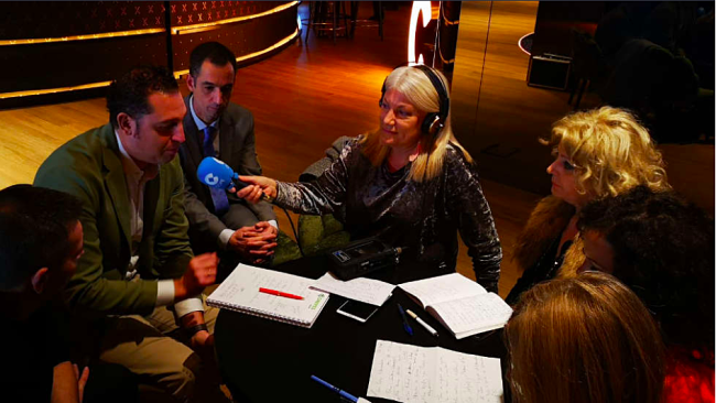 Herrera en COPE hace su programa en directo desde el Orenes Gran Casino de Extremadura