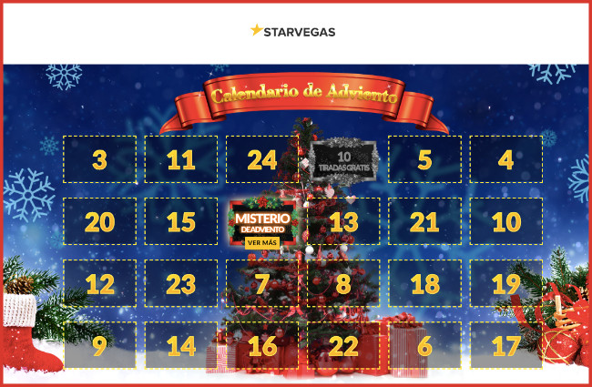 La Navidad llega a los operadores online: Starvegas.es lanza su promoción 