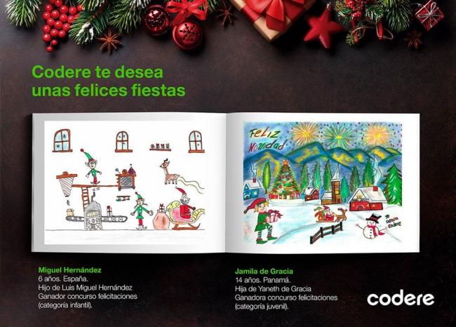 CODERE copia a CIRSA la idea de la felicitación de Navidad