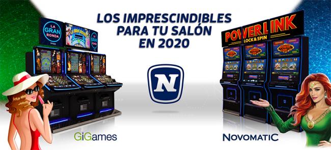 NOVOMATIC TIENE LOS IMPRESCINDIBLES PARA TU SALÓN EN 2020
NOVO LINE Power Link y La Gran Ronda, la pareja de éxito