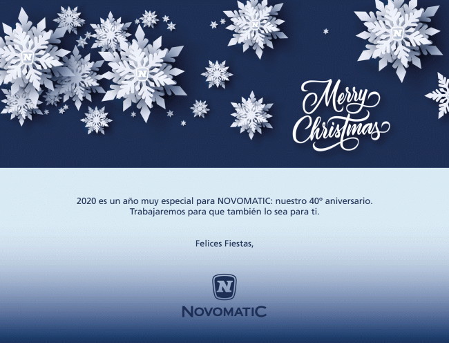 NOVOMATIC promete trabajar para que el año 2020 sea ESPECIAL PARA TODOS!