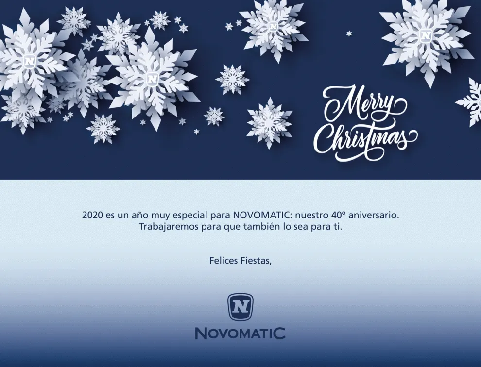 NOVOMATIC promete trabajar para que el año 2020 sea ESPECIAL PARA TODOS!