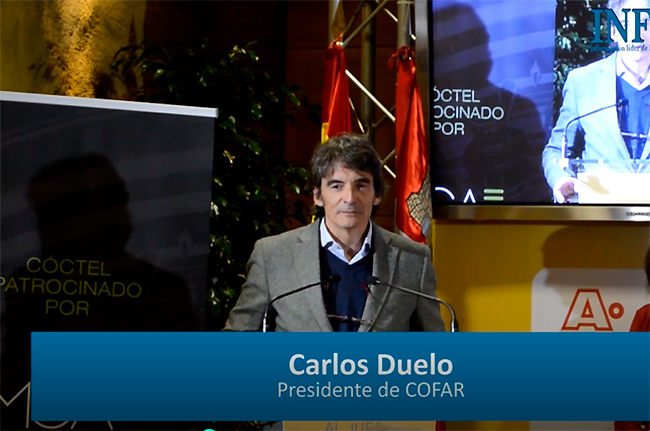 PREMIO ASOCIACIÓN POR EL JUEGO RESPONSABLE, COFAR
Carlos Duelo, con la voluntad de mostrar a la sociedad un compromiso real con la Hostelería