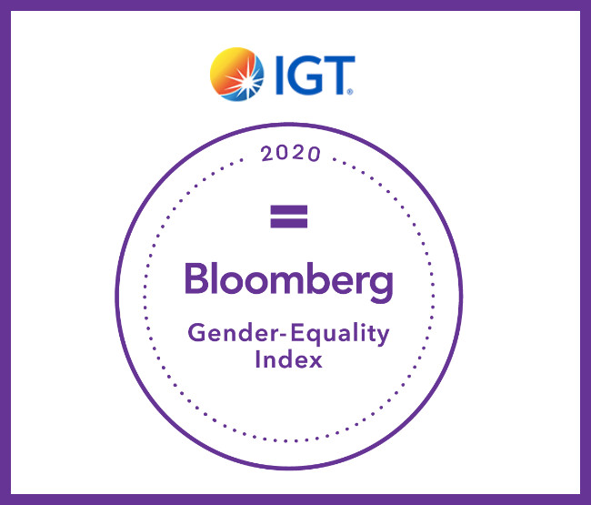  IGT, destacada por Bloomberg como empresa comprometida en diversidad y políticas inclusivas 
