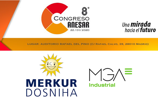 MERKUR DOSNIHA y MGA Industrial patrocinadores plus del 8° Congreso de ANESAR
