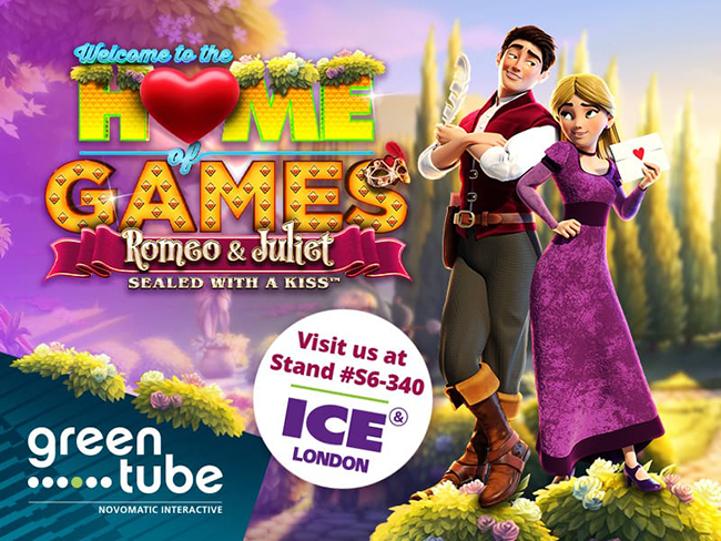 GREENTUBE acelerará los corazones presentes en ICE London 2020 con el lanzamiento de su juego inspirado en Romeo y Julieta