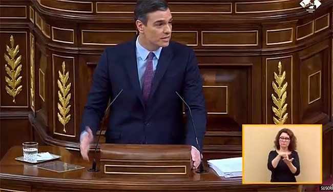Las palabras textuales de Pedro Sánchez sobre la Industria del Juego en su discurso de investidura