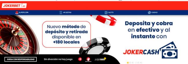 VERAMATIC estrena JokerCash, un nuevo método de deposito y retirada en más de 180 locales físicos para los clientes de JokerBet