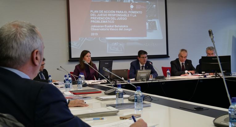 Reunión del Consejo Vasco del Juego. Fuente: euskadinoticias.es