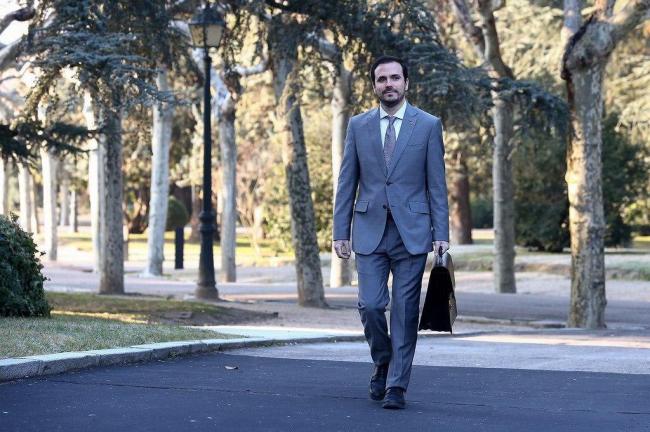 Ministro de Consumo Alberto Garzón. Fuente: Cuenta en Twitter del ministro (@agarzon)