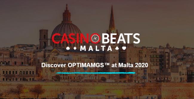 Invitación de OPTIMA al  CasinoBeats Malta 2020