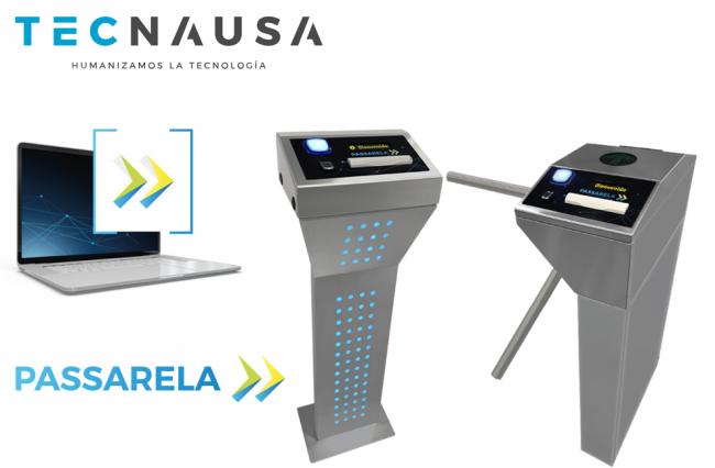 El control de acceso PASSARELA de Tecnausa renueva su imagen publicitaria en INFOPLAY... vean... 
