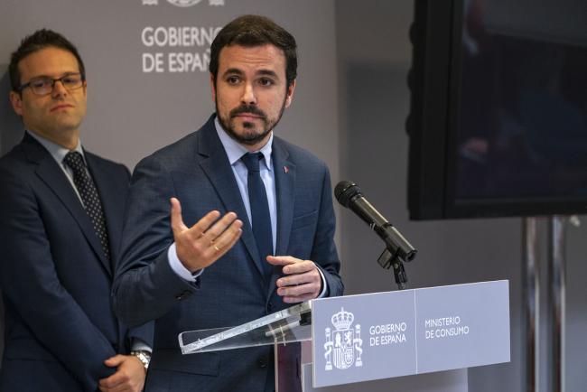 Alberto Garzón regulará las 