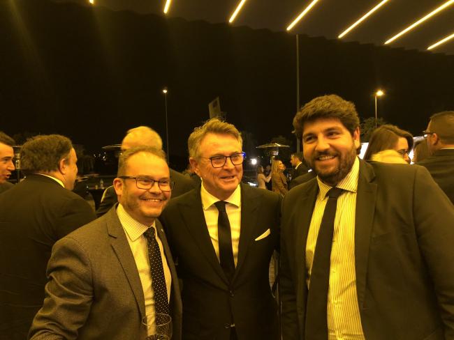 El Presidente López Miras, entre las autoridades presentes en la inauguración de ODISEO