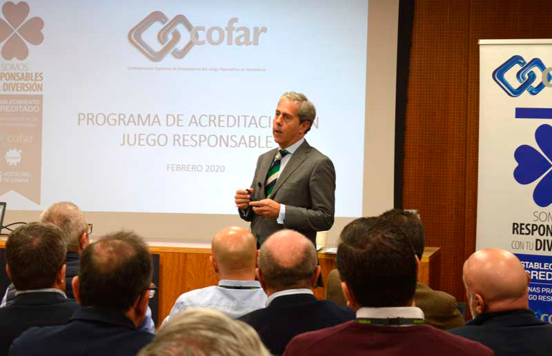 José Sánchez-Fayos prosigue la exitosa implantación del premiado Programa de JUEGO RESPONSABLE para Hostelería
