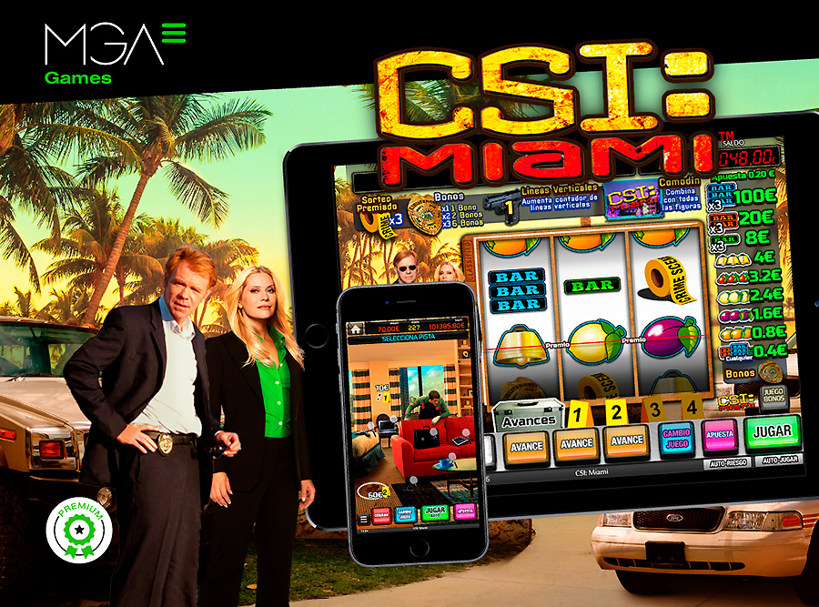 MGA GAMES nos trae la serie más vista del mundo en forma de Slot Premium, CSI: Miami
(VÍDEO) 