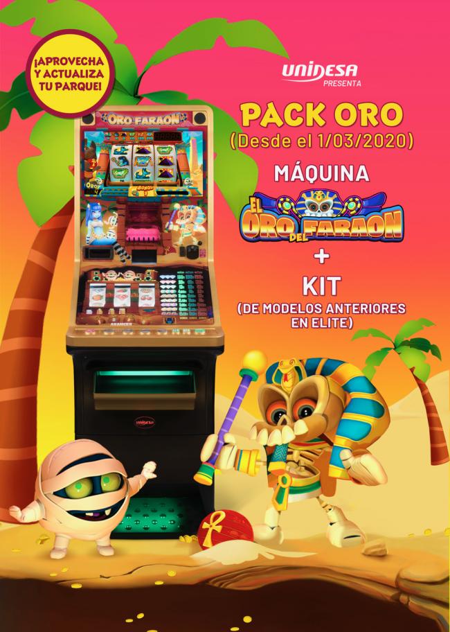 El Oro del Faraón en la promoción Pack Oro de Unidesa