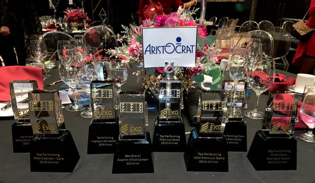 Aristocrat Technologies se lleva 8 premios en los EKG Slot Awards 2020