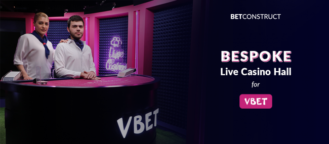 BetConstruct levanta un estudio de casino en vivo a medida para VBet