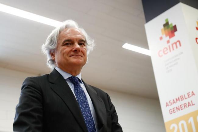 El presidente de CEIM, Miguel Garrido de la Cierva