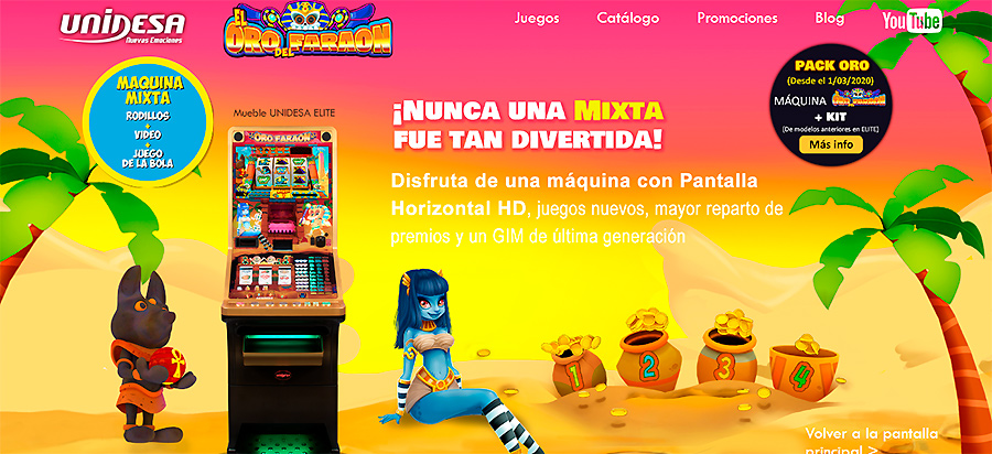 EL VÍDEO y mucho más de la nueva mixta de UNIDESA: EL ORO DEL FARAÓN