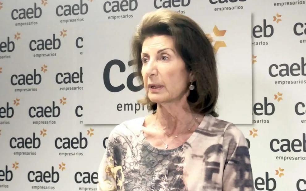La presidenta de la Confederación de Asociaciones Empresariales de Balears (CAEB), Carmen Planas pide medidas ágiles y aplazamiento de impuestos
