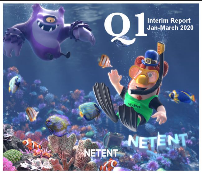  Interim report January–March 2020: Netent improves its revenues but not profits during the first quarter of the year
