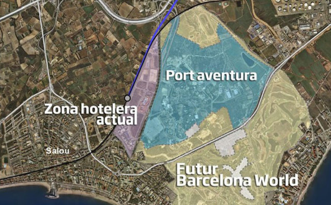 Se retrasa hasta octubre la compra de los terrenos del complejo de ocio en Salou