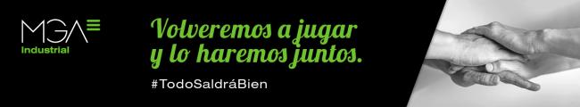  MGA Industrial renueva su imagen publicitaria en INFOPLAY con un mensaje de apoyo: 
“Volveremos a jugar y lo haremos juntos”