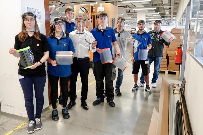  NOVOMATIC produces visors to help fight Coronavirus (Photos)