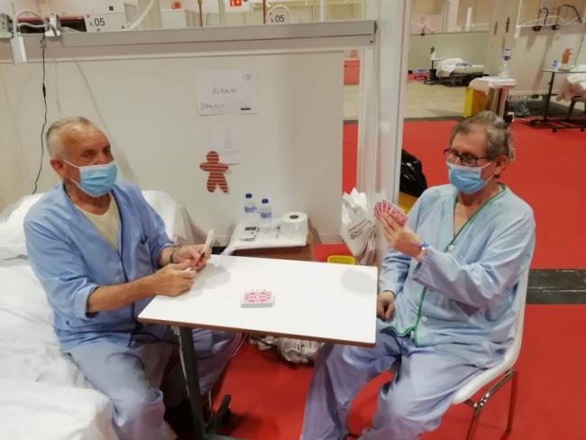 Fournier dona barajas al Hospital de IFEMA