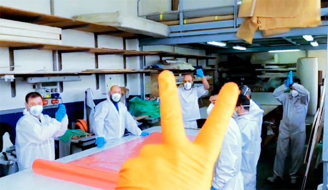 GRUPO COMAR colabora en la lucha contra el coronavirus (VÍDEO)