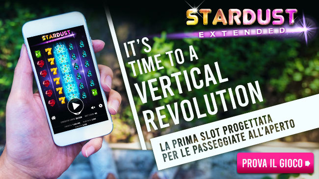 Capecod Gaming (Novomatic Italia) launches a revolutionary online slot designed to play from the mobile in an upright position