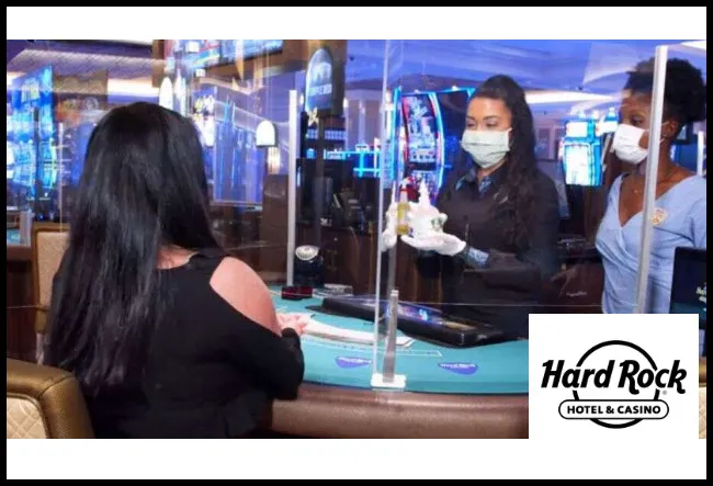 Hundreds of people waited to get into the Hard Rock Casino in California (video)