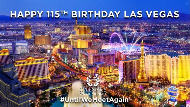  Caesars Entertainment celebrates Las Vegas' 115th birthday with emotional video