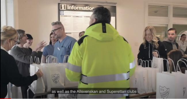  The Kindred Group joins Swedish football clubs to deliver meals to the home, open phone lines for the elderly, ... (Video)