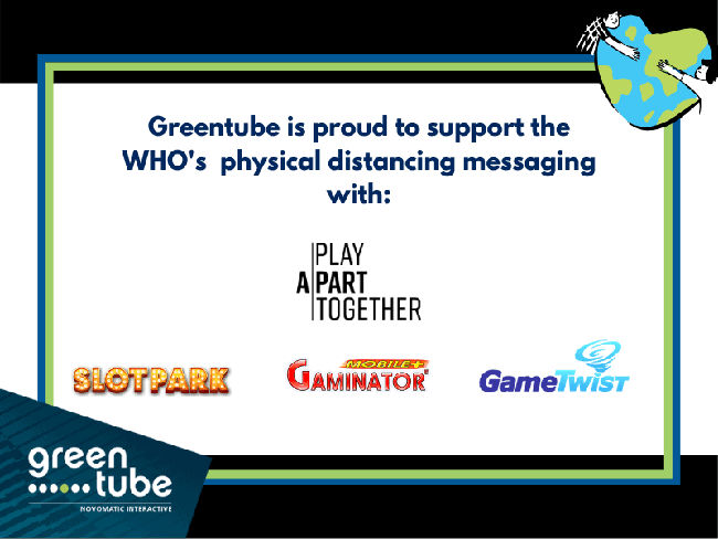  Greentube se une a la campaña #PlayApartTogether