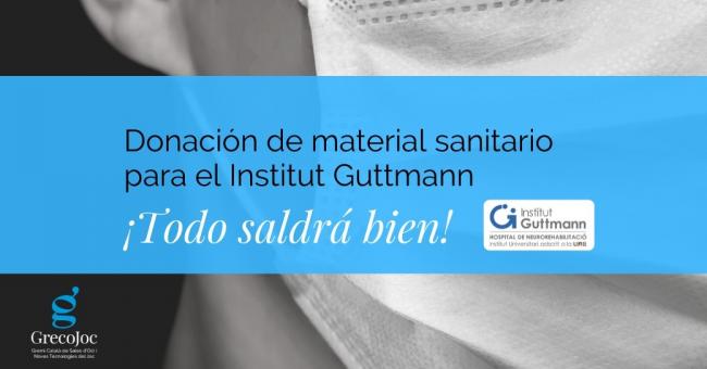 GRECOJOC dona mascarillas protectoras a favor del Institut Guttmann para la neurorehabilitación