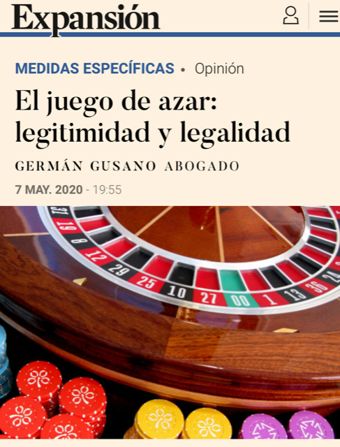 Germán Gusano escribe en Expansión: 