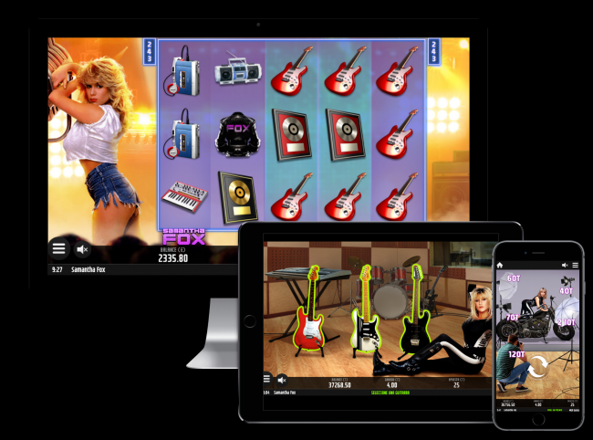 HOY ES EL DÍA DEL LANZAMIENTO: 
Samantha Fox, la nueva estrella de las slots con las Hyperrealism Series de MGA Games