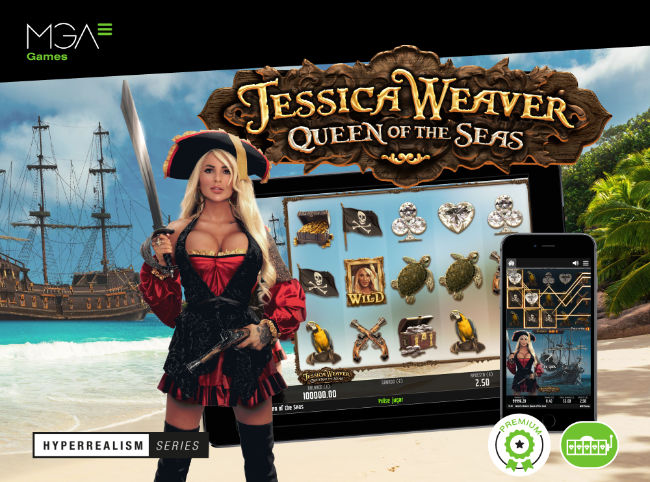 La estrella de instagram Jessica Weaver, protagonista de la nueva slot de la colección Hyperrealism Series de MGA Games (VÍDEO)