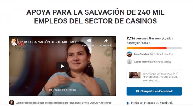  Colombia. Casinos and bingos join forces to ask the government for permission to reopen and avoid a massive job loss