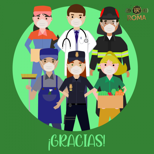 BINGO ROMA rinde homenaje a los trabajadores esenciales durante la pandemia