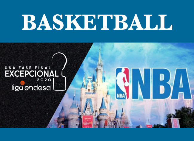 Baloncesto: la NBA y la Liga Endesa reanudarán sus competiciones con espectaculares fases finales en Orlando y Valencia