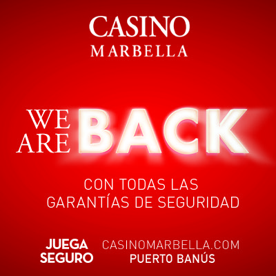 CASINO MARBELLA vuelve a la acción bajo el lema "Juego Seguro"