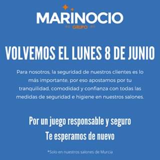 MARINOCIO anuncia su reapertura hoy en Murcia