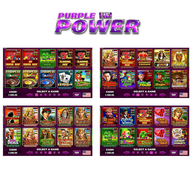 Purple Power HD, la nueva colección de multijuegos de EGT 

